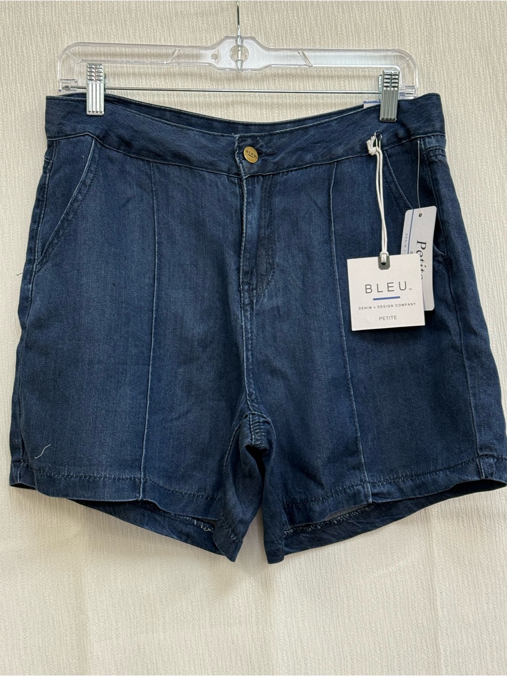 Petite Dark Indigo Denim Shorts